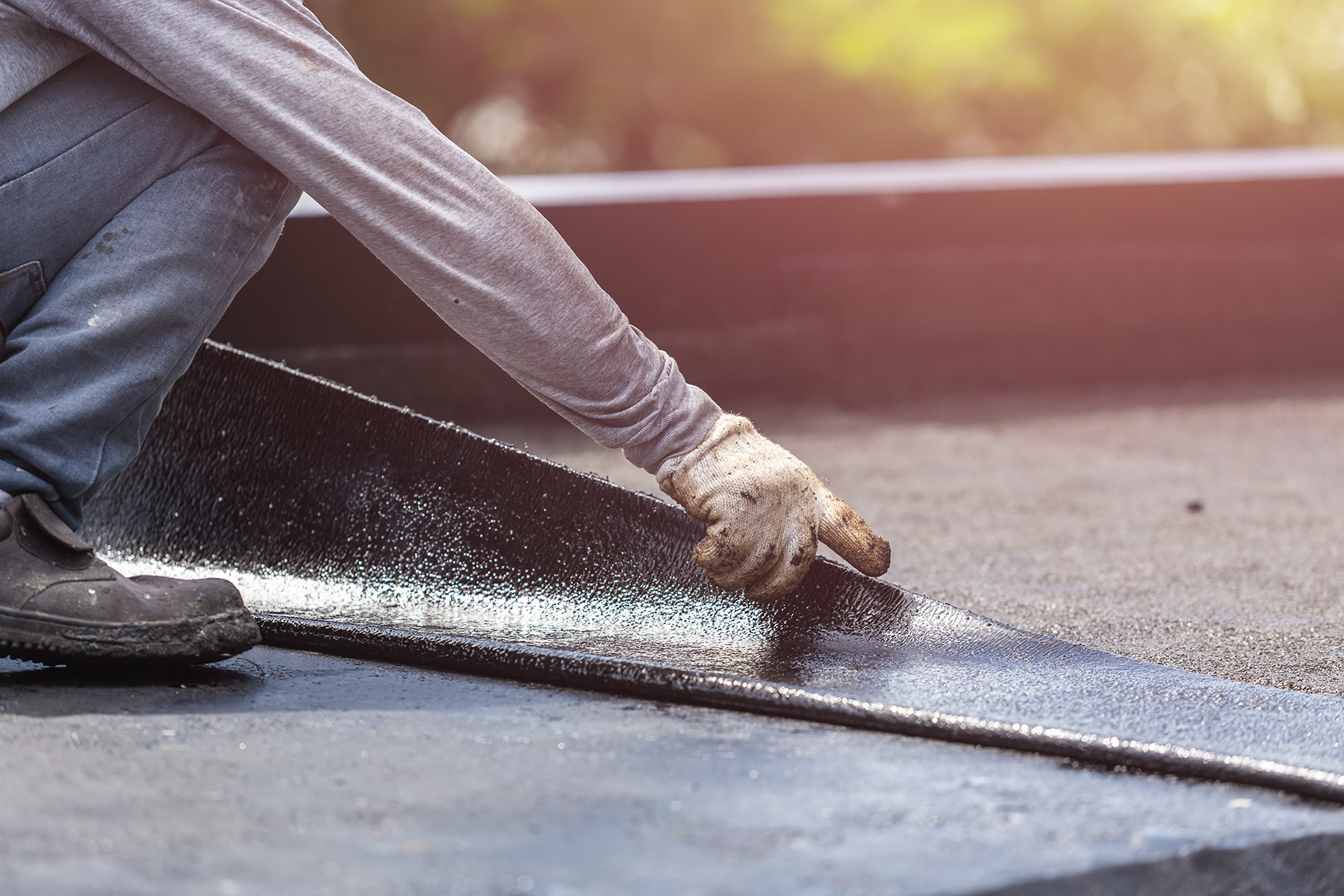 Commercial roof work planning